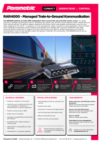RAR4000 Remote Access Flyer