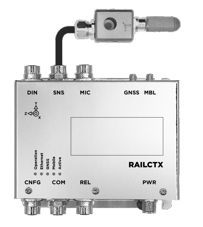 RAILCTX with ACS acceleration/shock sensor Image